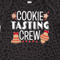 thumbnail image 4 of Inktastic Christmas Cookie Tasting Crew with Holiday Cookies Boys or Girls Baby Bodysuit, 4 of 5