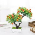 thumbnail image 4 of JingChun Clearance Under $2.00 Simulation Flower Bouquet Living Room Table Flower Arrangement Flower Decoration Vase Potted Plant, 4 of 6
