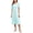 ZSL-Aqua, variant on Sleeveless Nightgowns for Women 100%Cotton V Neck Sleepwear