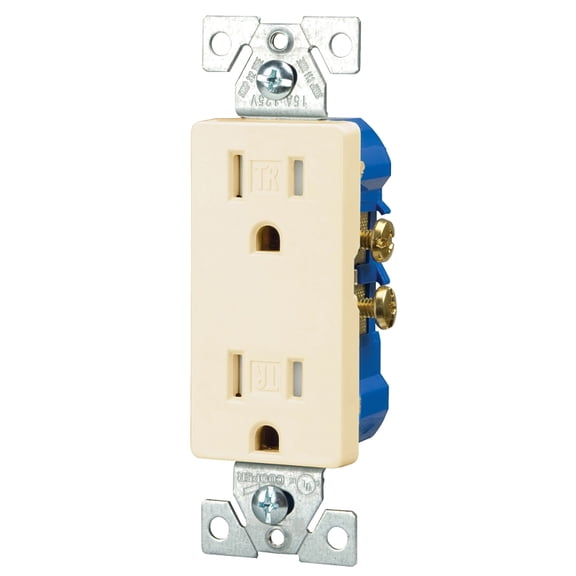 Cooper Wiring TR1107LA-BOX Tamper Resistant Duplex Receptacle