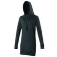 thumbnail image 2 of Awdis Girlie Womens Longline Hooded Sweatshirt / Hoodie, 2 of 2