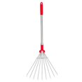 thumbnail image 4 of Stainless Steel Garden rake for Yard Work with Ergonomic Handle Red Color Perfect for Gardening 12.5 inches, 4 of 4