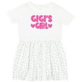 thumbnail image 3 of Inktastic Gigi's Girl Granddaughter Girls Toddler Dress, 3 of 5