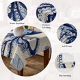thumbnail image 5 of Navy Blue Octopus Coastal Table Cloth Waterproof Tablecloths, Nautical Summer Beach Rustic Tablecloth Dining Table Cover for Kitchen Party Tabletop Outdoor, Rectangle Tablecloth 52x70 Inch, 5 of 9