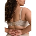 thumbnail image 3 of Deyllo Women Full Coverage Non Padded Bras Plus Size Minimizer Bra Wirefree Push Up Brown Bras Clothes-Size 44DD, 3 of 4