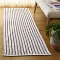 thumbnail image 2 of SAFAVIEH Cape Cod Rowina Wavy Striped Runner Rug, Ivory/Brown, 2'3" x 8', 2 of 6