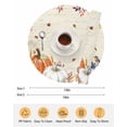 thumbnail image 6 of 13 Inch Round Placemats Set of 6, Orange Blue Pumpkins Fall Non Slip Heat Insulation PP Table Mats, Thanksgiving Maple Leaf Birds Washable Place Mats for Kitchen Dining Party Table Decor, 6 of 7