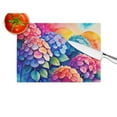 thumbnail image 4 of Carolines Treasures DAC1440LCB 15 x 12 in. Hydrangeas in Color Glass Cutting Board - Large, 4 of 5