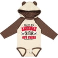 thumbnail image 3 of Inktastic That's My Awesome Brother Out There with Soccer Balls Boys or Girls Long Sleeve Baby Bodysuit, 3 of 5