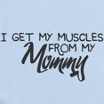 thumbnail image 2 of CafePress - I Get My Muscles From My Mommy Infant Bodysuit - Baby Light Bodysuit, Size Newborn - 24 Months, 2 of 4