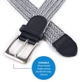 thumbnail image 2 of Unisex Golf Belts - Stretchy Two Tone Belts for Men and Women, 2 of 6