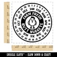 thumbnail image 2 of Farm Fresh Butt Nuggets Egg Carton Calendar Self-Inking Rubber Stamp Ink Stamper - Blue Ink - Large 1-1/2 Inch, 2 of 7