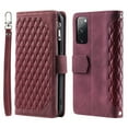 thumbnail image 2 of for Samsung Galaxy S20 FE Wallet Case, PU Leather Magnetic Flip Phone Case with Kickstand Card Slots Wrist Strap Cover for Samsung Galaxy S20 FE (6.5 Inch),Winered, 2 of 10