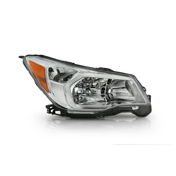 AKKON - Fits 2014-2016 Subaru Forester Factory Style OE Headlights Chrome Housing - Passenger Right Replacement