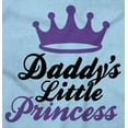 thumbnail image 2 of Daddy's Little Princess Girly Tiara Youth T Shirt Tee Girls Infant Toddler Brisco Brands 12M, 2 of 5