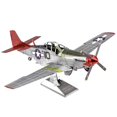 thumbnail image 4 of Metal Earth Fascinations ICONX Tuskegee Airmen P-51D Mustang Red Tail Kit de modelo de metal 3D, 4 of 5