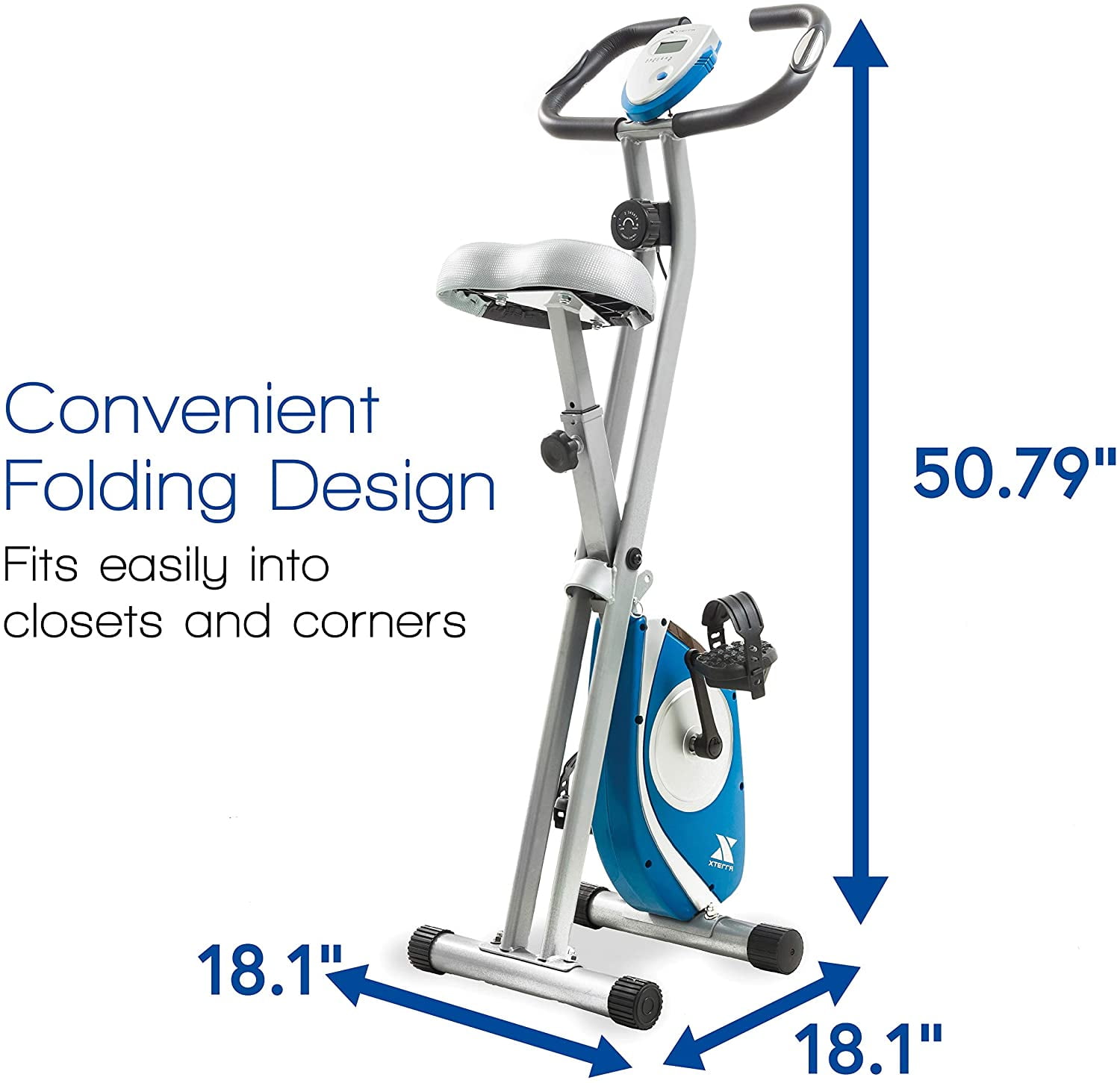 xterra folding exercise bike