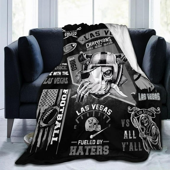 Football City Classic Throw Blanket, Football Team Fan Gifts, Soft Fleece Flannel Throw Blanket 60"X 50" Style1