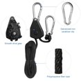thumbnail image 5 of 4pcs Awning Wind Rope 8 Inch Adjustable Lanyard Hanging for Tent Fan Grow Plant Lamp Pulley Ropes Pulley Lifting Pulley Hook, 5 of 7