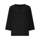 thumbnail image 2 of TaTaai Bohemian Solid Color Women Blouse 3/4 Sleeve V Neck Loose Fit Soft Breathable Casual Holiday Beach Daily Wear Fashion Top Gift, 2 of 9