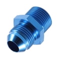 thumbnail image 6 of Unique Bargains Car Blue 8AN Male to M20x1.5mm Male Fitting Adapter Flare Union Coupler Fuel Oil Line Hose End, 6 of 7
