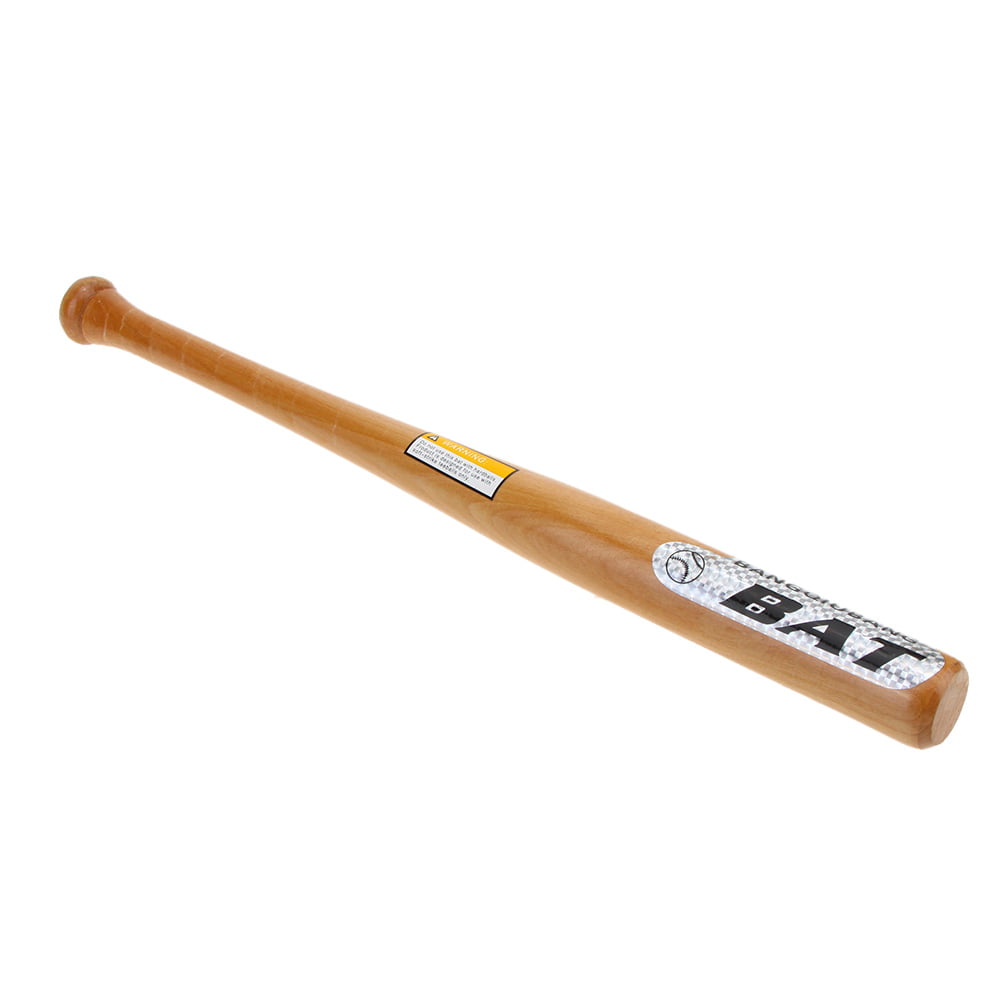 Wooden Baseball Bat Heavy Duty Anti Slip Sports Pole Solid Stick 62 cm 24" 
