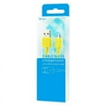 thumbnail image 3 of Reiko Tangle-Free Braided 3.3ft Micro USB Data Cable - Yellow, 3 of 3
