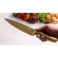 thumbnail image 4 of Chef Knife Satin Gold 20cm/8", 4 of 4