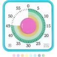 thumbnail image 1 of Duomi Compte à Rebours Minuteur 7,5 Pouces; Minuterie Visuelle 60 Minutes 1 Heure – Outil d'Enseignement en Salle de Classe Réunion de Bureau, Horloge Mécanique Compte à Rebours pour Gestion du Temps des Examens pour Enfants Magnétique, Coloré, 1 of 4