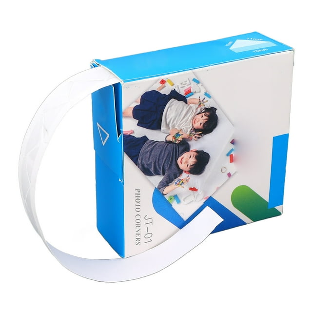 Autocollant Coin Photo, Coins Clairs 1 Rouleau Usage Polyvalent Auto-Adhésif pour Artisanat Scrapbooking