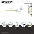 thumbnail image 4 of Kingston Brass KTPLD8 Victorian Universal Front or Side Mount Toilet Tank Lever in Brushed Nickel, 4 of 5