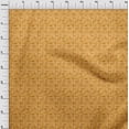 thumbnail image 3 of oneOone Silk Tabby Gamboge Yellow Fabric Geometric Craft Projects Decor Fabric Printed By The Yard 42 Inch Wide, 3 of 4