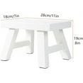 thumbnail image 5 of Small Stool Wooden Step Stool Footstool Solid Wood 8 inch for Kids Adults Plant Stand Fishing Stool, 5 of 5