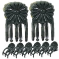 thumbnail image 5 of HEALEEP 100 Pcs Plant Clips Stakes Plant Support Clip 2.00X1.70X1.20CM Green, 5 of 8