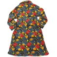 thumbnail image 2 of MacHenry Originals - Little Boys Microfiber Robe 30236-4/5 (CHARCOAL BASKETBALL PRINT), 2 of 3