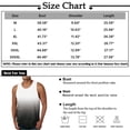 thumbnail image 3 of Summer Refreshing And Fashionable New Gradient Color 3D Printed Tank Top T-shirtL, 3 of 5