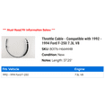 thumbnail image 2 of Throttle Cable - Compatible with 1992 - 1994 Ford F-250 7.3L V8 1993, 2 of 2