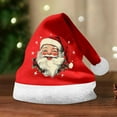 thumbnail image 2 of Christmas Hats Santa Hats Unisex Warm Comfort Winter Party Favors New Years Eve Party Hats, 2 of 3