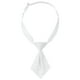 thumbnail image 1 of Corbatas cortas preatadas para mujeres INSPIRE CHIC, color sólido, corbata pequeña para uniforme escolar, blanca, talla única, 1 of 5