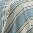 Levtex Home Blue Maui Quilt Set, King Quilt + Two King Pillow Shams