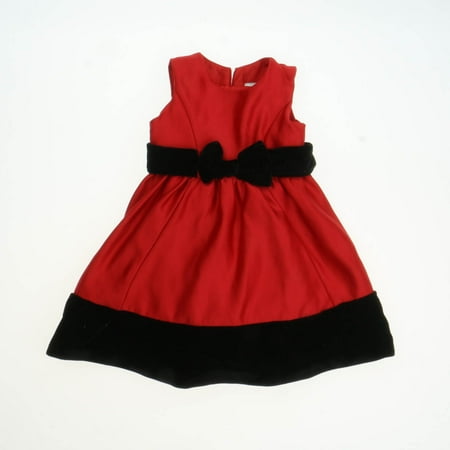 

Pre-owned Sugar Plum Girls Red | Black Special Occasion Dress size: 12M