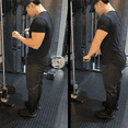 thumbnail image 3 of Pull Down Straight Bar Biceps Pulling Bar for Home Gym Bodybuilding, 3 of 4