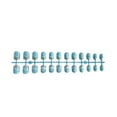 thumbnail image 5 of KUFptva Square Press on Nails Sea Shells Fake Nails Stick on Nails in 12 Size 24 Pcs French Nails Tips for DIYS Nails Art Decors, 5 of 7