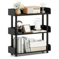thumbnail image 1 of Costway 1 PCS 3-Tier Bookshelf with Anti-Tipping Kit, Industrial Storage Unit for Living Room Black, 1 of 10