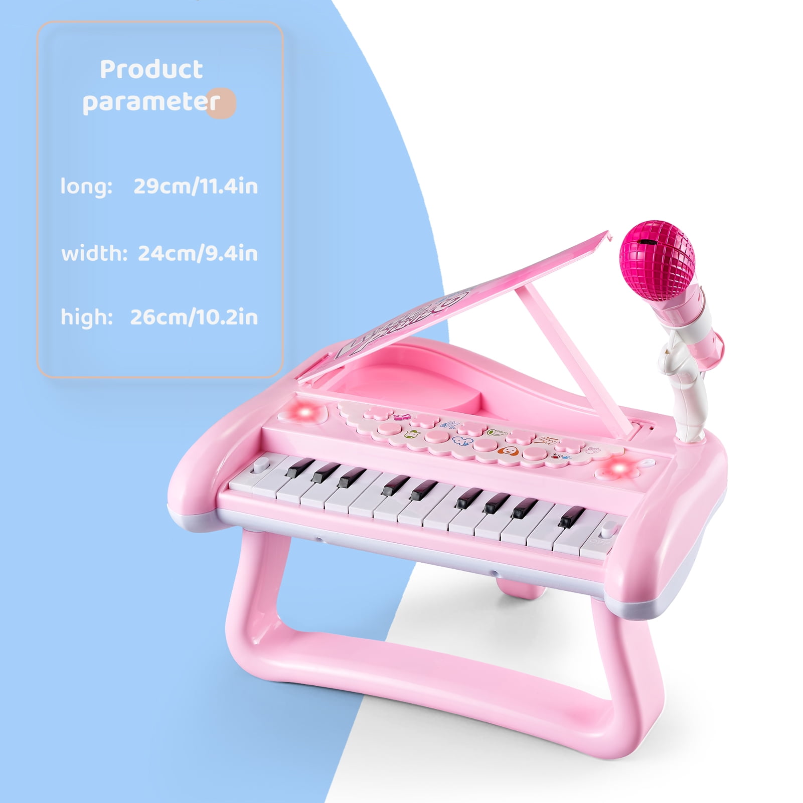 Baby Musical Keyboard 22 Keys Toddler Piano Toy with Microphone in Cameroon at XAF 26420 Rating 5