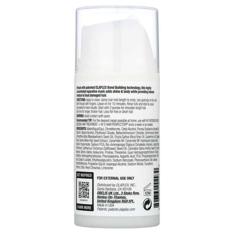 Olaplex No. 8 Bond Intense Moisture Mask, 3.3 oz- Repairs Olaplex No. 8 Bond Intense Moisture Mask, 3.3 oz- Repairs