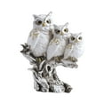 thumbnail image 1 of Figuras de Búho Estatua de Animal Creativa Moderna Macarena Para Muebles de Estantería de Escritorio Blanco, 1 of 6