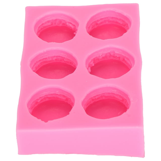 Candle , 3D Macaron Molds Non-stick Baking Tool For Butter Pies For Hand-made Soaps For Cakes For Chocolates