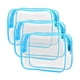 thumbnail image 5 of Bearachild Neceser de PVC, organizador transparente portátil con cierre de cremallera, para acampar, senderismo, viajar, crema solar, bolsa de Almacenamiento y organización del hogar Bearachild HA071163-00, 5 of 5