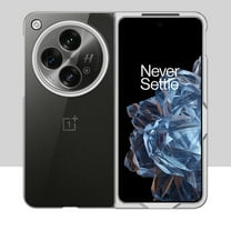 Allytech Plating Clear Case for OnePlus Open/Oppo Find N3, Luxury Slim Transparent Shockproof Anti-Scratch Hard PC Full Body Protective Shell for Women Men for OnePlus Open 7.82 Inch 2023, Silver